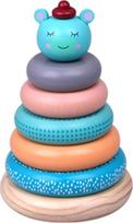 Medinė piramidė Barbo Toys Forest Friends, 18 cm, įvairių spalvų, 7 vnt.