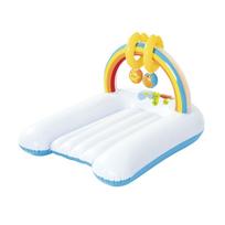 Vystymo lenta, pripuciama, su žaislais Bestway, 81 cm x 63 cm, balta