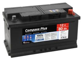 Akumuliatorius Compass Plus, 12 V, 80 Ah, 740 A