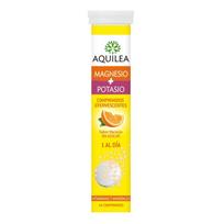 Maisto papildas Aquilea Magnesium And Potassium, apelsinų skonio, 14 vnt.