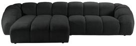 Kampinė sofa Micadoni Diana Bub17, grafito sp., kairinė, 334 x 182 cm x 72 cm