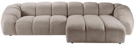 Kampinė sofa Micadoni Diana Bub3, tamsaus smėlio spalva, dešininė, 334 x 182 cm x 72 cm