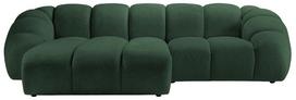 Kampinė sofa Micadoni Home Diana Bub12, žalia sp., kairinė, 294 x 182 cm x 72 cm