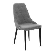Valgomojo kėdė Homla Louis Quilter 848945 213956, matinė, pilka sp., 59 cm x 44 cm x 88 cm