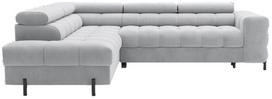 Kampinė sofa - lova Ferucce, pilka sp., kairinė, 200 x 276 cm x 93 cm