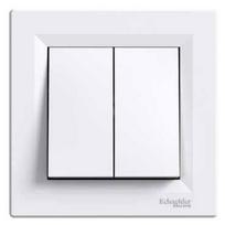 Jungiklis Schneider Electric Asfora, 2 kl., balta sp.