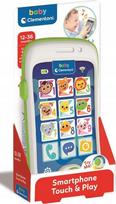 Žaislinis telefonas Clementoni Touch & Play, 2 cm, įvairių spalvų