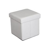 Pufas Domoletti XYF1368B, balta sp., 38 cm x 38 cm x 38 cm