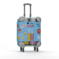 Kūno priežiūros rinkinys HiSkin Travel Size, 2 vnt.