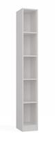 Pastatoma lentyna Onyx R25, balta sp., 182 cm x 30 cm x 25 cm