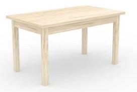 Valgomojo stalas ADRK Rodos 80, sonoma ąžuolo sp., 140 cm x 80 cm x 76 cm