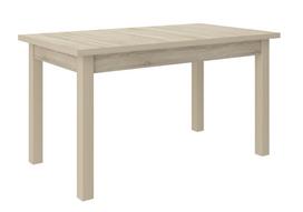 Valgomojo stalas išskleidžiamas ADRK Rodos 53, rusva sp., 140 - 180 cm x 80 cm x 76 cm