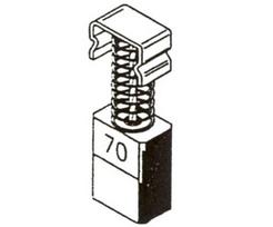Šepetėlis Haushalt, 5 mm x 8 mm x 11 mm, 2 vnt.