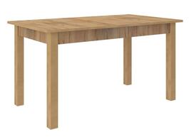 Valgomojo stalas išskleidžiamas ADRK Rodos 25, ruda sp./aukso sp., 140 - 180 cm x 80 cm x 76 cm