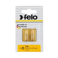Atsuktuvų antgalių komplektas Felo 02620067, Torx 20, 25 mm