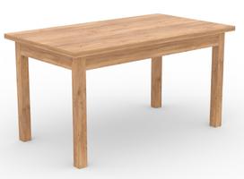 Valgomojo stalas išskleidžiamas ADRK Rodos 81, rusva sp., 140 - 180 cm x 80 cm x 76 cm