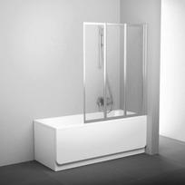 Vonios sienelė Ravak VS3 130 795V0100Z1, 129.6 cm x 140 cm, balta sp./skaidrus