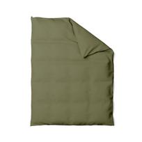 Antklodės užvalkalas Rustilė Satin, alyvuogių žalia sp., 180 cm x 215 cm