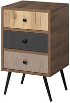 Naktinis staliukas Kalune Design Fairway, medžio sp., 70 cm x 41 cm x 40 cm