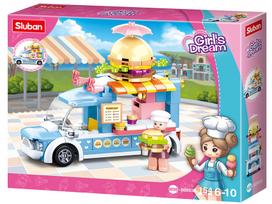 Konstruktorius Sluban Burger car M38-B0993B, 154 vnt.