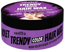 Plaukų vaškas Venita Trendy Color Violet Styling, 75 ml