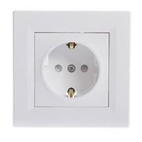Kištukinis lizdas Schneider Electric Asfora EPH2900221, su įžeminimu, IP20, balta sp.