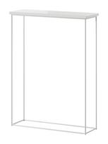 Konsolinis staliukas ADRK Sili, balta sp., 60 cm x 20 cm x 80 cm
