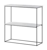 Konsolinis staliukas ADRK Toni, juoda sp./pilka sp., 30 cm x 80 cm x 80 cm