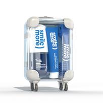 Dantų pasta ir burnos skalavimo skystis, rinkinys HiSkin Travel Size Dental Set, mėtų skonio, 90 ml