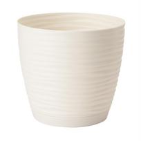 Gėlių vazonas Form Plastic Petit 3040, plastikinis, Ø 19 cm, balta sp.