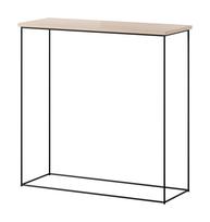 Konsolinis staliukas ADRK Milan, juoda sp./rusva sp., 30 cm x 80 cm x 80 cm