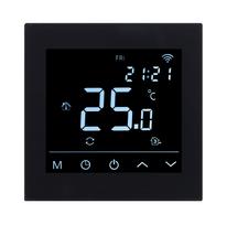 Grindų termostatas Heatcom HC91, įleidžiamas, juoda sp., 8.6 cm, 5 - 50 °C