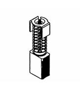 Šepetėlis Haushalt, 6.3 mm x 12.5 mm x 36 mm, 2 vnt.