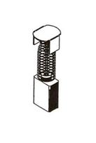 Šepetėlis Haushalt 30-34-018-H, 6.35 mm x 11 mm x 17.3 mm, 2 vnt.