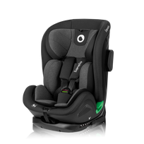 Automobilinė kėdutė Lionelo Harper I-Size, juoda sp./pilka sp., 9 - 36 kg