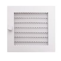 Židinio grotelės Hearth x 17 cm x 17 cm, plienas, balta sp.