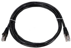 Laidas Extralink Patchcord CAT.5E FTP Foiled Twisted Pair Bare Copper RJ-45 8P8C, RJ-45 8P8C, 2 m, juoda sp.