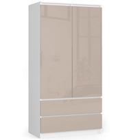 Spinta Akord Furniture Factory S90, rusva sp., 50.4 cm x 90.4 cm x 180 cm