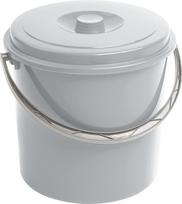 Buitinis kibiras Curver, 10 l, pilka sp.
