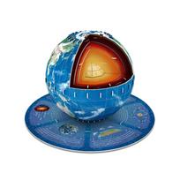 3D dėlionė Jokomisiada Earth Structure ZA5348, 25 cm x 25 cm, 50 vnt., įvairių spalvų
