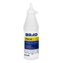 Klijai universalūs Briko PVA D3, 0.5 kg, balta sp.
