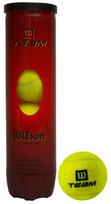 Teniso kamuoliukų rinkinys Wilson, geltona sp., 4 vnt.