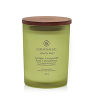 Žvakė, aromatinė Chesapeake Bay Mind & Body Awaken + Invigorate, 50 - 82 h, 0.250 g, Žalia sp.