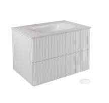 Vonios spintelė su praustuvu Besco Akya Linea, balta sp., 52.5 cm x 76 cm x 50.7 cm