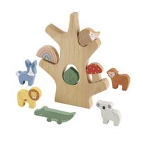 Balansinės kaladėlės Mattel Fisher Price Wooden Balance Tree