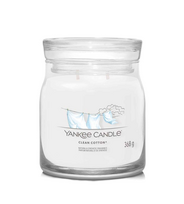 Žvakė, aromatinė Yankee Candle Signature Clean Cotton, 50 h, 0.368 g, balta sp.