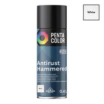Aerozoliniai dažai Pentacolor Hammered Effect, dekoratyviniai, balta sp., 0.4 l