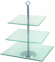 Serviravimo padėklas Ambition Laura, 29.3 cm x 39 cm, 29.3 cm, Skaidri sp./Sidabro sp.