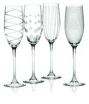 Šampano taurių komplektas Mikasa Cheers, krištolas, 0.250 l