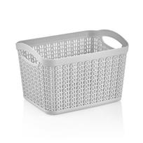 Daiktadėžė Ucsan Plastik 8691459921093, 3.3 l, pilka sp., 21 x 13.8 x 16.8 cm